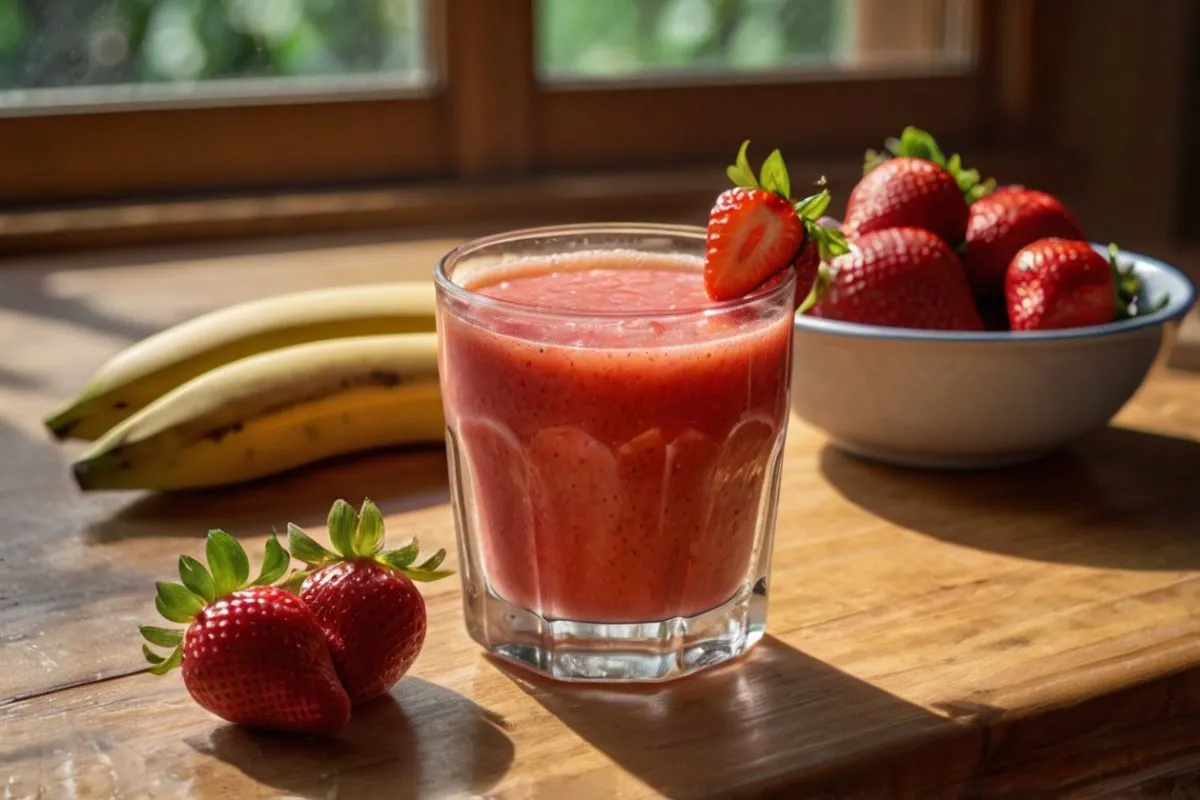 strawberry banana juice