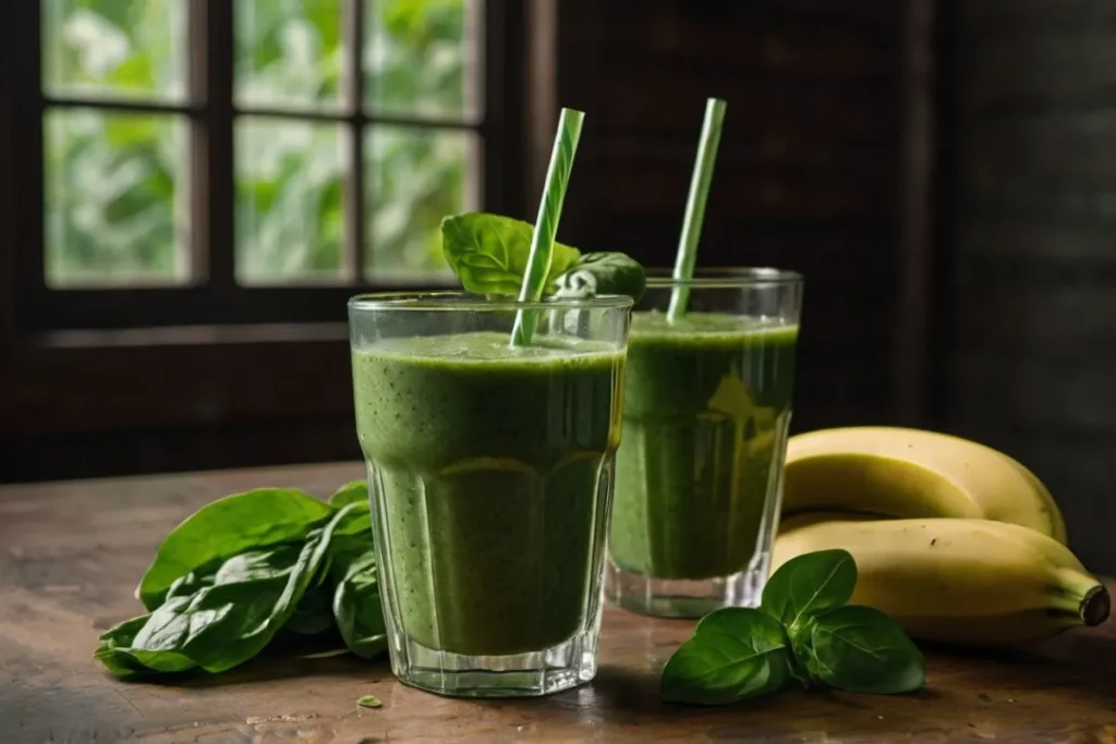 smoothie spinach cucumber banana