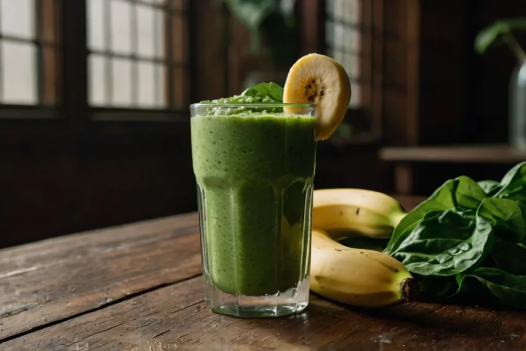 smoothie spinach cucumber banana