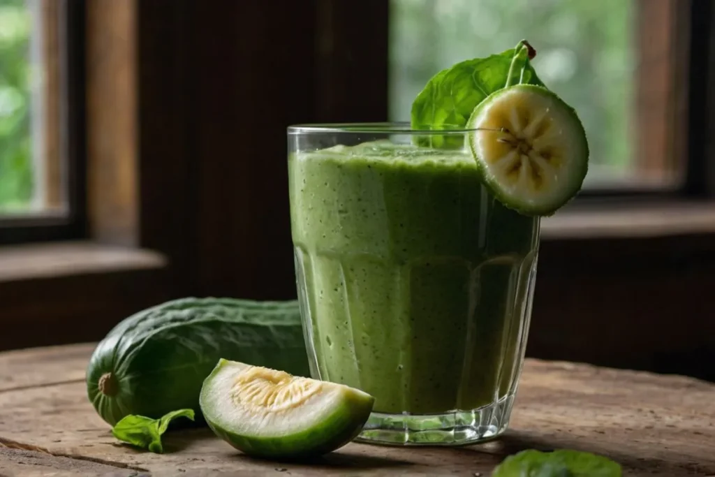 smoothie spinach cucumber banana