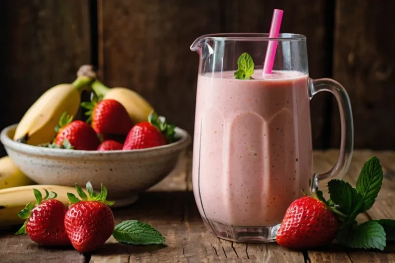 strawberry banana smoothie without yogurt