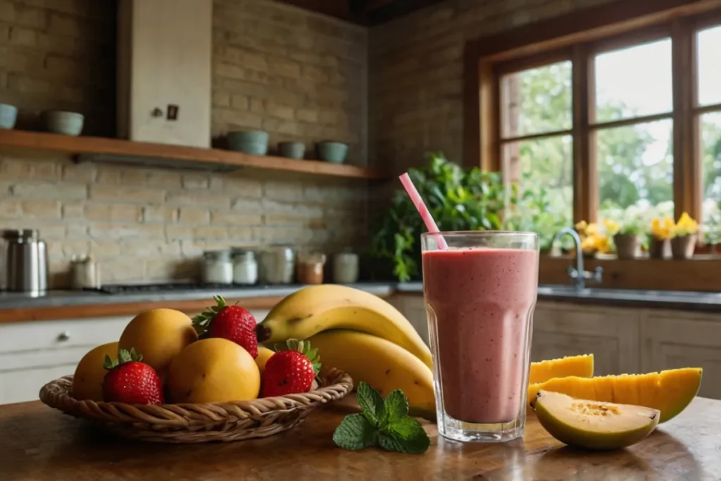 strawberry banana smoothie recipe