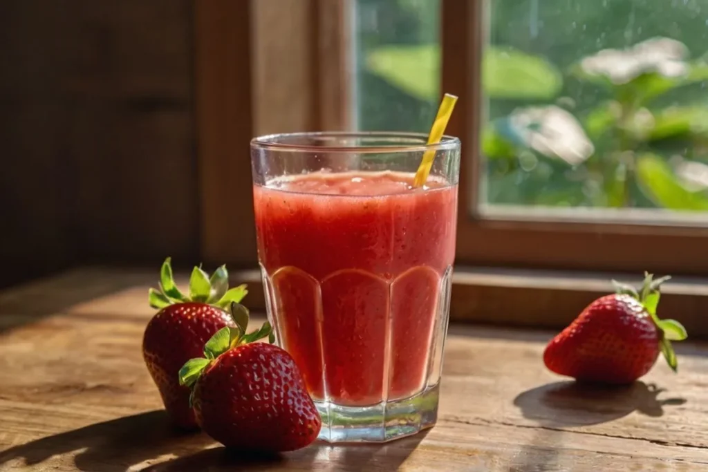 strawberry banana juice