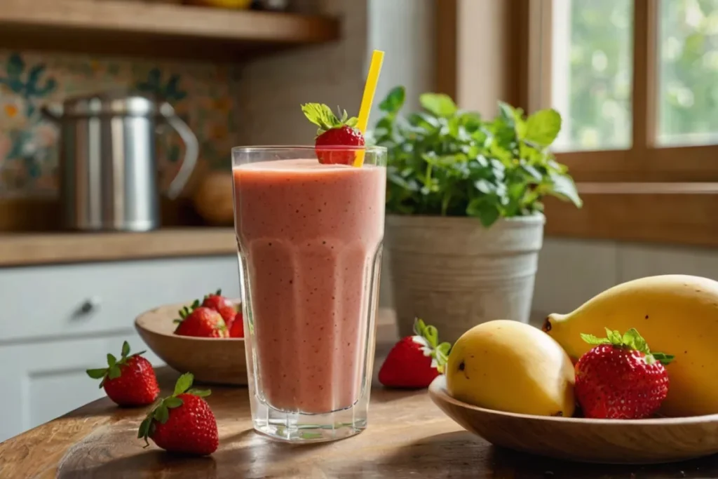 strawberry banana smoothie recipe