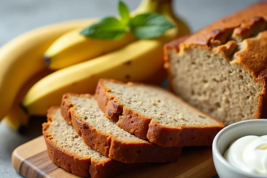 banana bread with yogurt