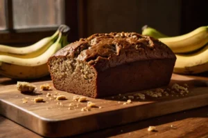 Moist banana bread recipe with oil and brown sugar