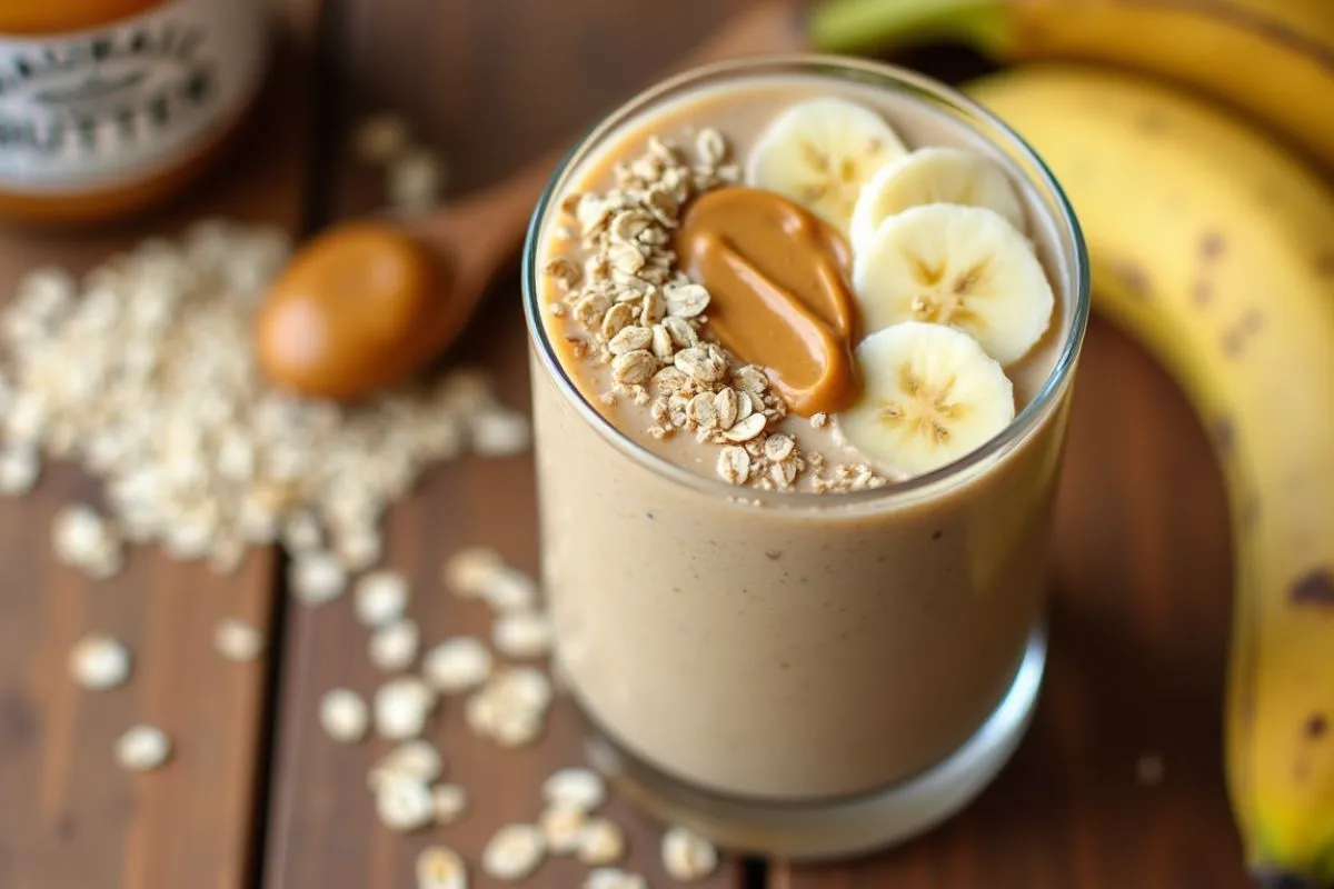 peanut butter oatmeal smoothie